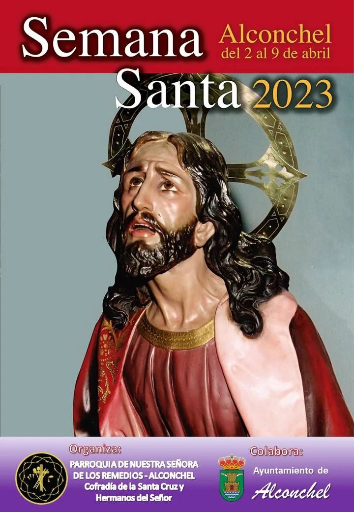 Cartel de la Semana Santa de Alconchel 2023.