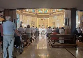 El funeral se celebró en la capilla de la residencia de las Hermanitas de los Ancianos Desamparados de Badajoz, donde vivió sus últimos años.