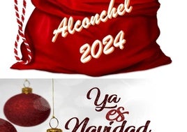 Cartel oficial de la Navidad 2024 en Alconchel.