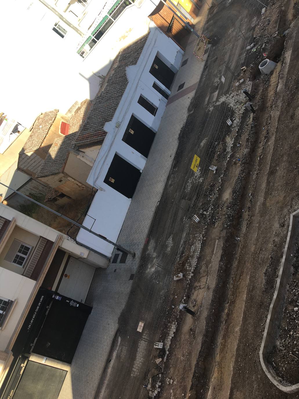 Las obras de la plaza de Extremadura se están ejecutando en plazo. 