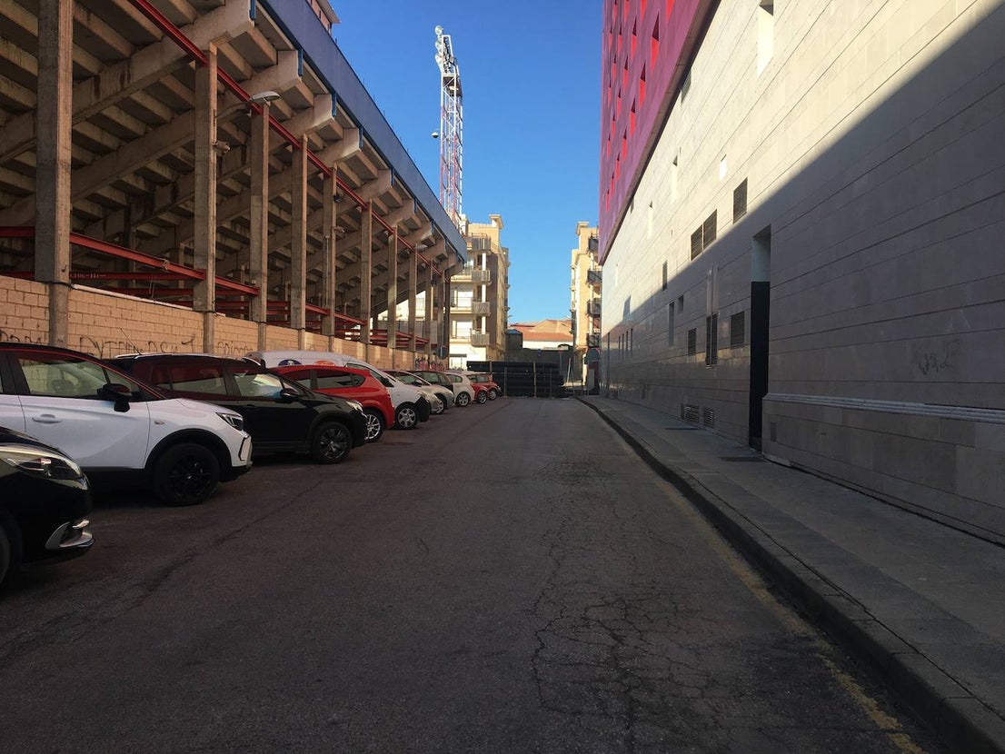 Las obras de la plaza de Extremadura se están ejecutando en plazo. 