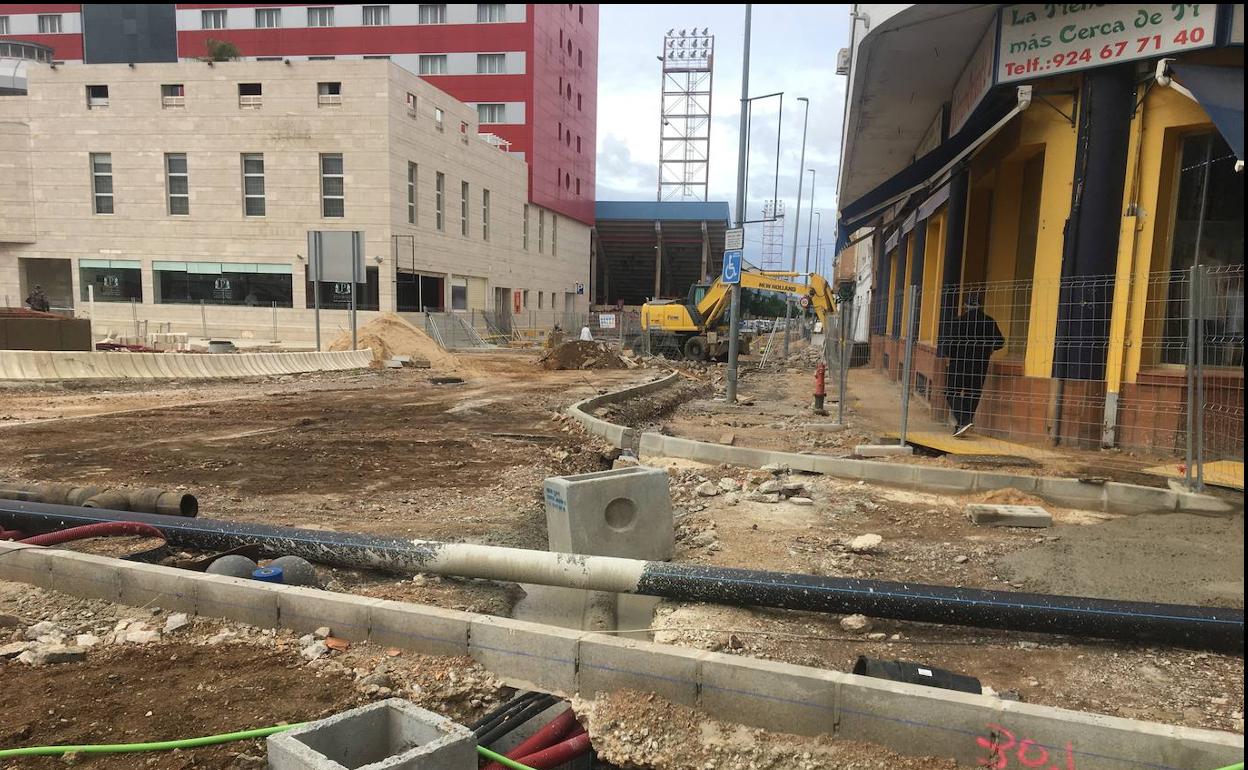 La empresa de la plaza de Extremadura solicita una prórroga para terminar las obras