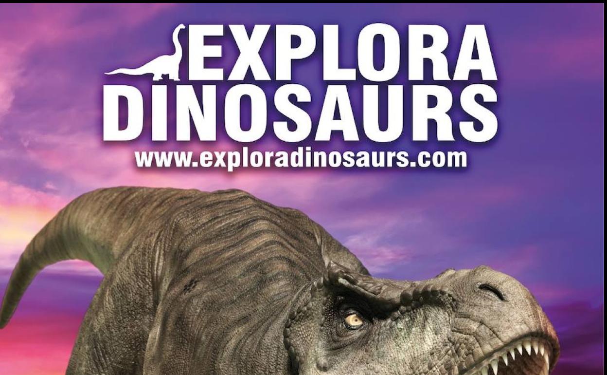 Una exposición de dinosaurios llega este fin de semana al recinto ferial