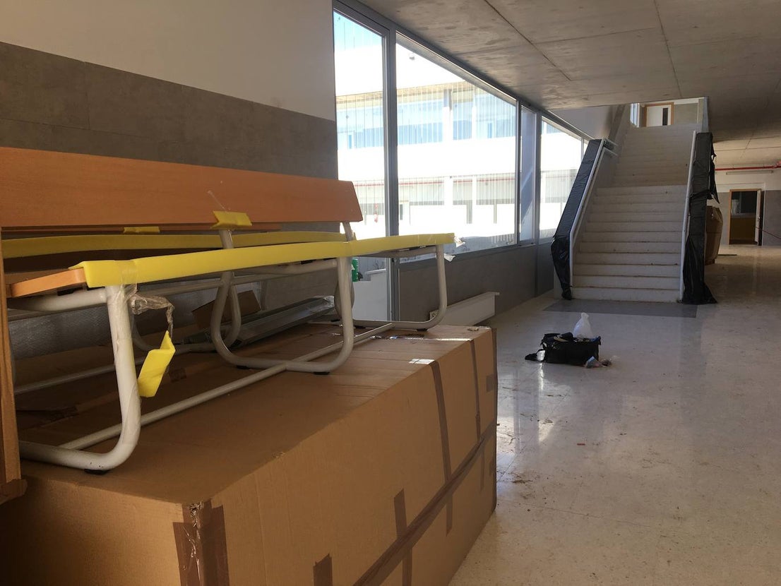 Cuenta atrás para que el nuevo colegio esté disponible para el traslado del Ortega y Gasset. 