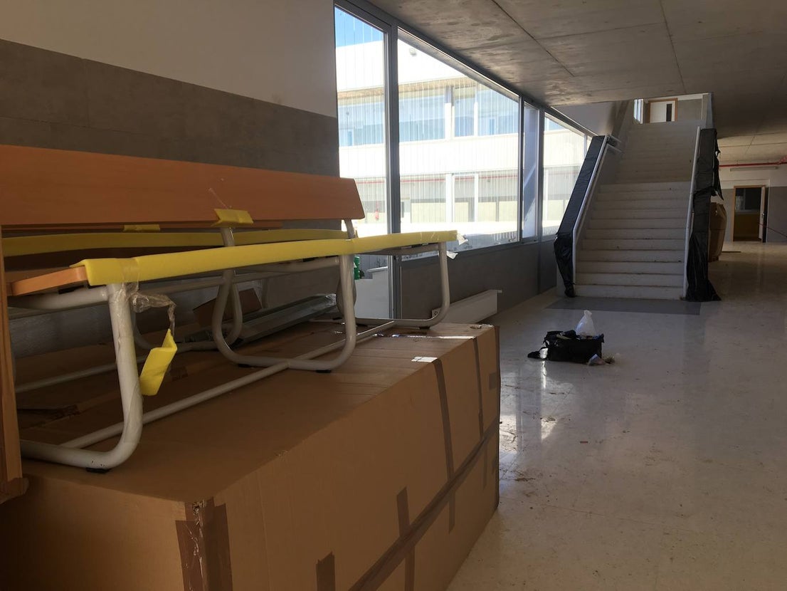 Cuenta atrás para que el nuevo colegio esté disponible para el traslado del Ortega y Gasset. 