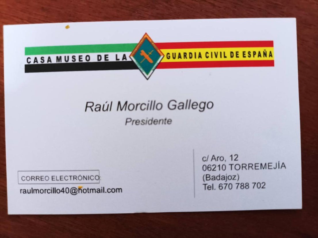El Museo de la Guardia Civil de Raúl Morcillo tiene más de 10.000 referencias. 