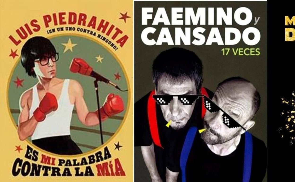 Faemino y Cansado, Luis Piedrahita y José Luis Calero en el teatro