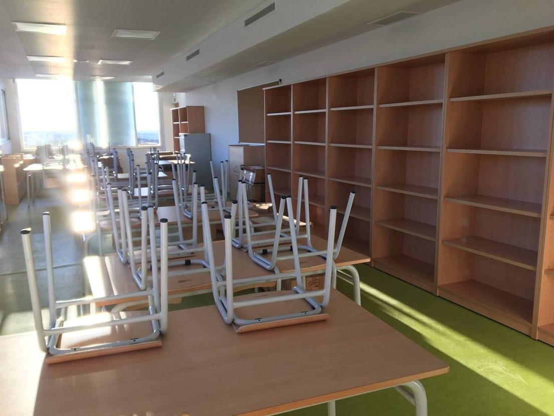 Los padres y madres de alumnos han visitado este viernes el nuevo colegio Ortega y Gasset. 