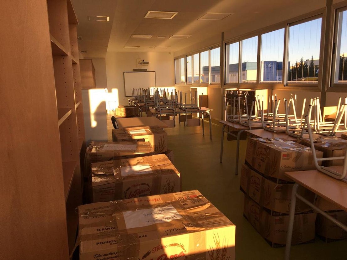 Los padres y madres de alumnos han visitado este viernes el nuevo colegio Ortega y Gasset. 