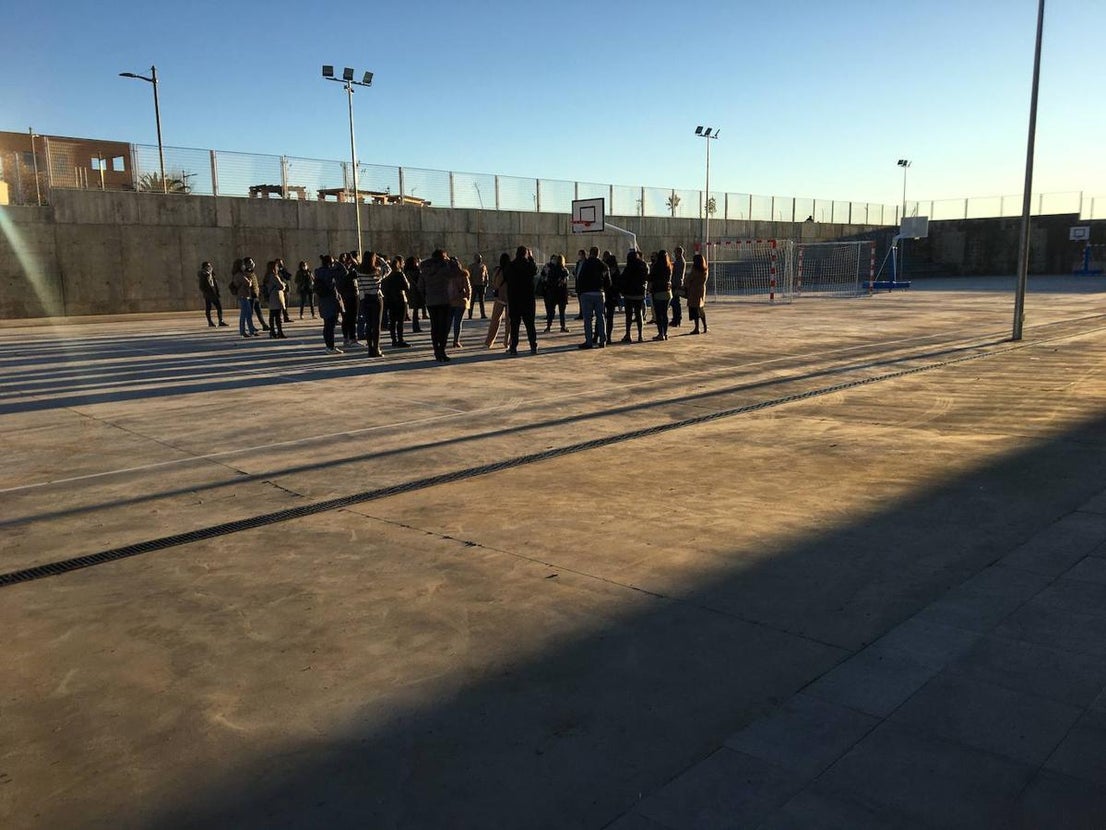 Los padres y madres de alumnos han visitado este viernes el nuevo colegio Ortega y Gasset. 