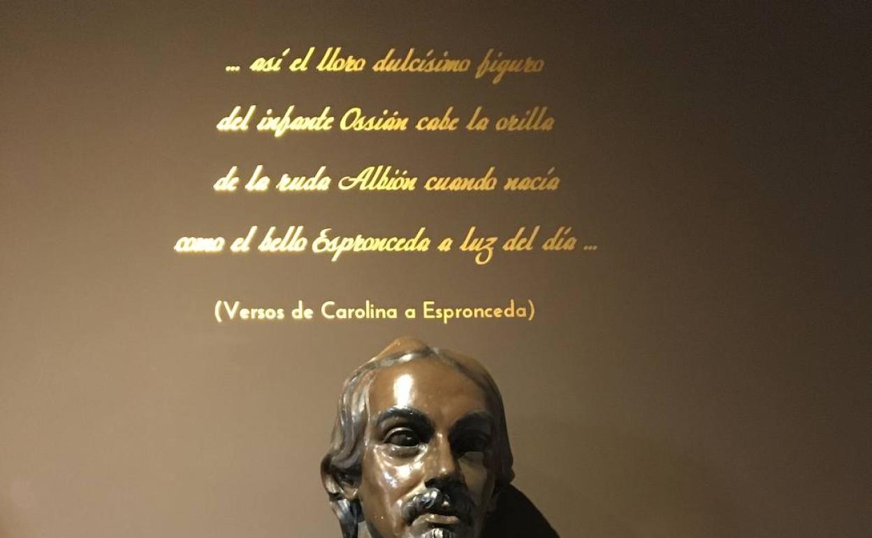 Regalan un busto de Espronceda para el parque del Romanticismo de Eslovenia