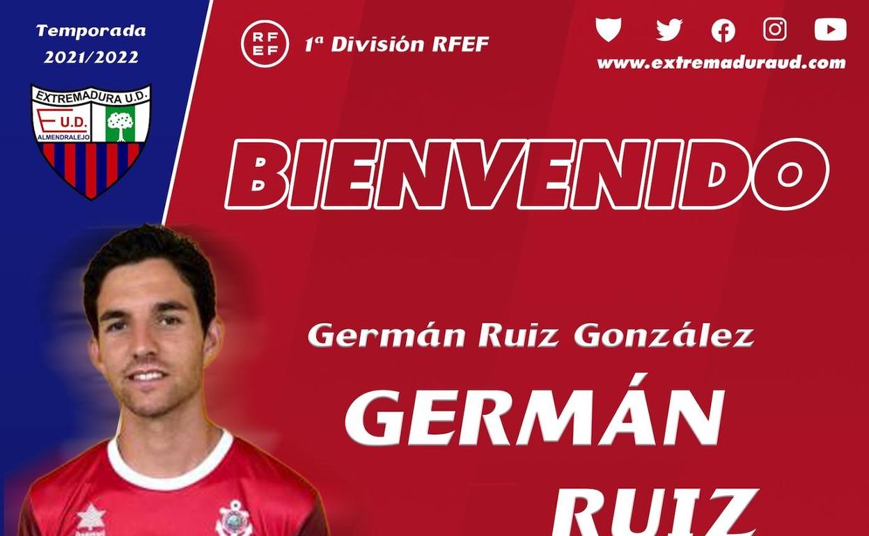 El Extremadura ficha a dos jugadores para completar alineación ante el Sanse
