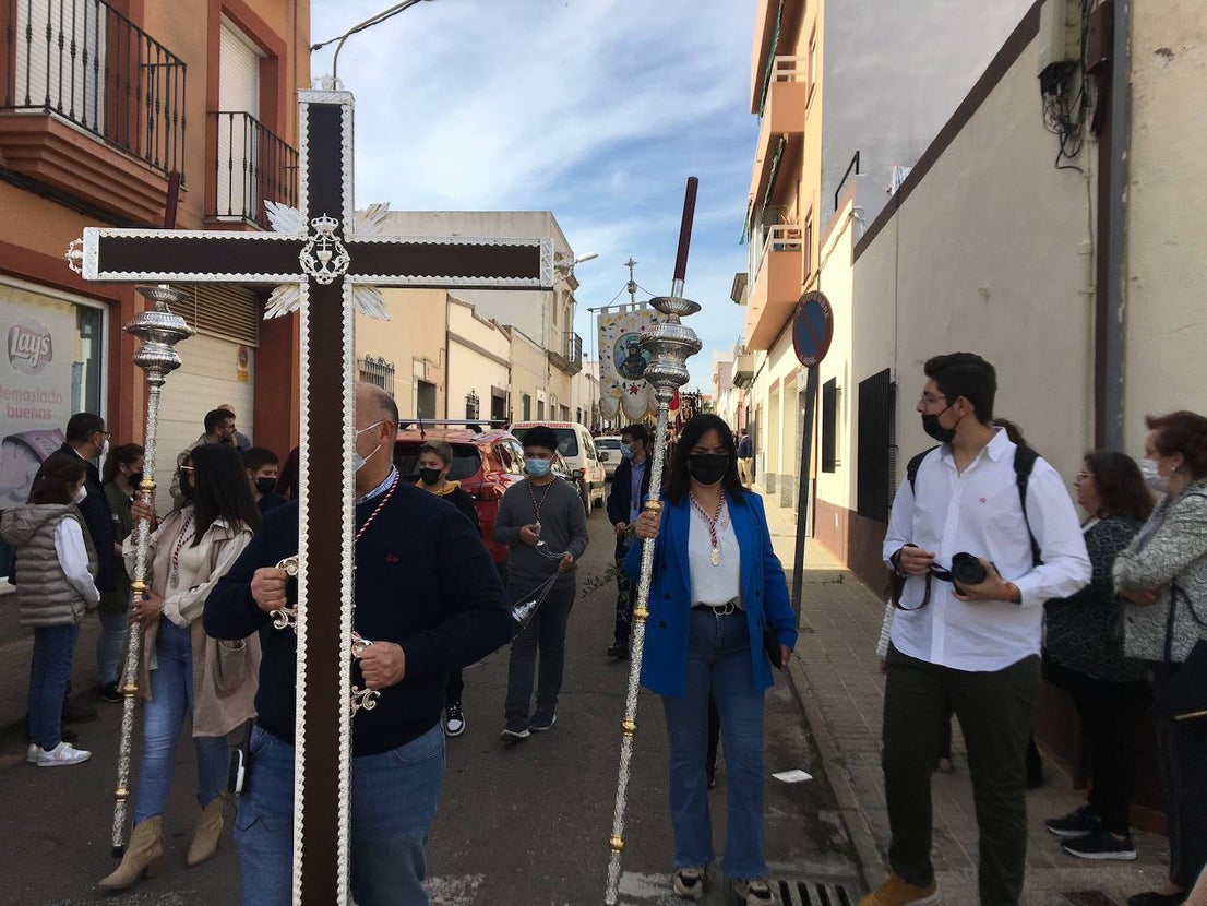 La Semana Santa ha brillado este año tras la pandemia en Almendralejo. 
