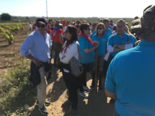 Este año la romería de San Marcos ha reunido a miles de personas en el camino a la ermita. 