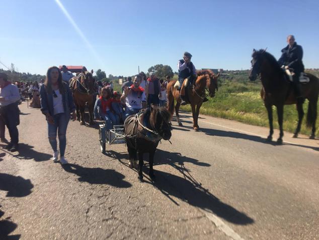 Este año la romería de San Marcos ha reunido a miles de personas en el camino a la ermita. 