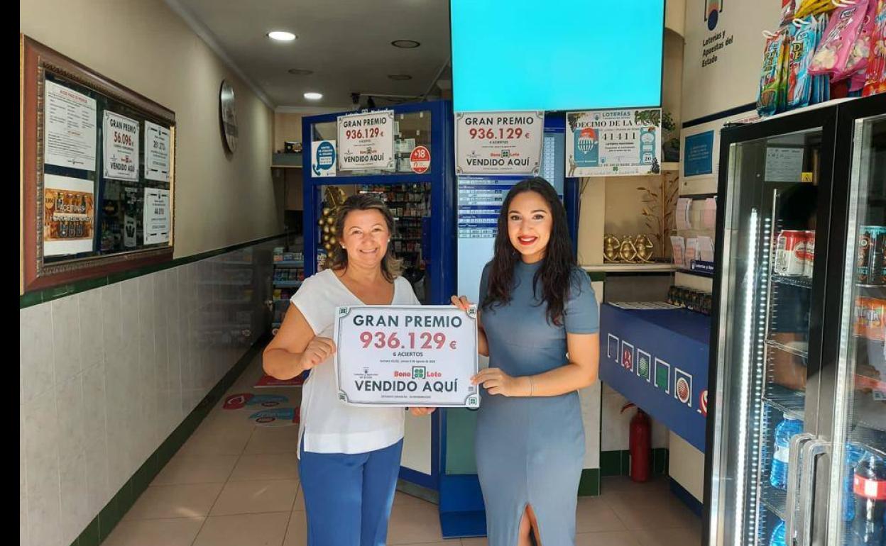 Un acertante de la bonoloto gana un millón de euros en Almendralejo