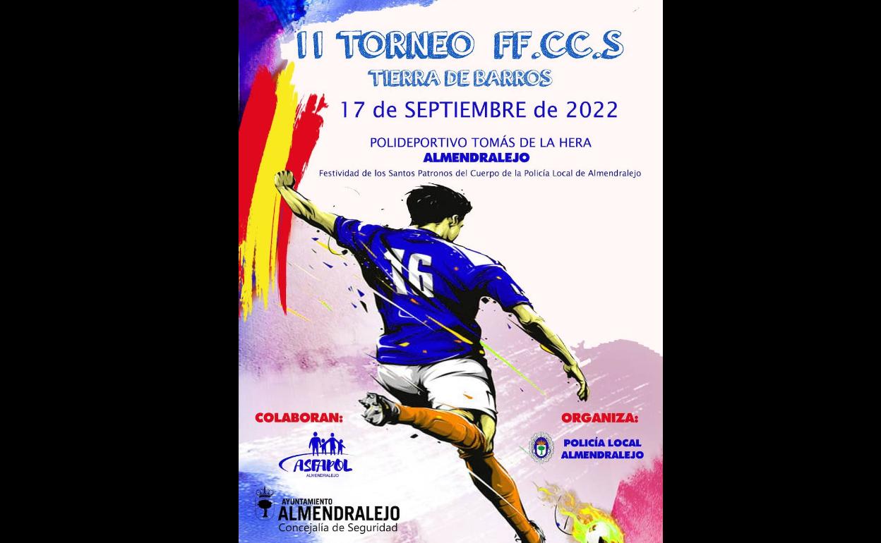 Cartel del torneo que se disputará en Almendralejo el 17 de septiembre. 