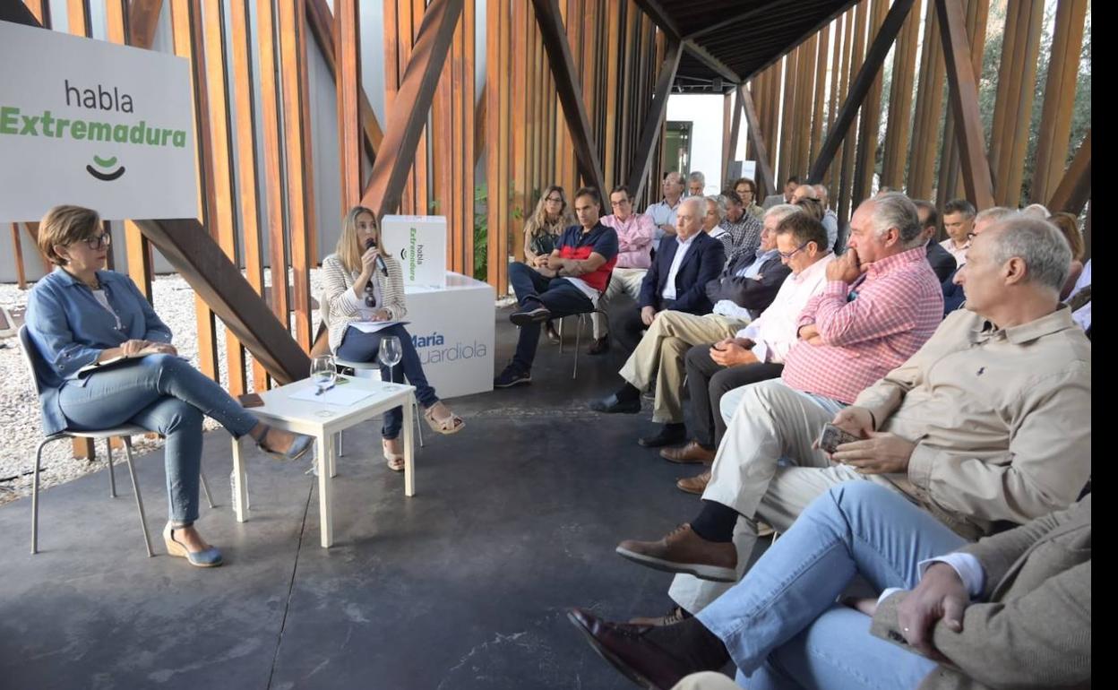 La presidenta regional del PP pide una rebaja fiscal para la agricultura y la ganadería