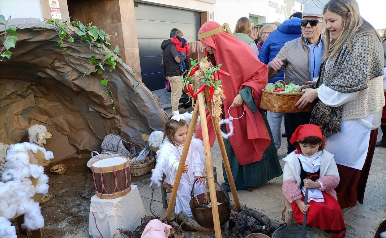 Los niños disfrutaron haciendo comidas y recreando las escenas. 
