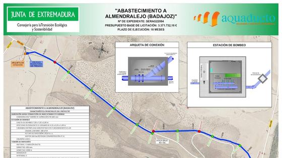 El nuevo abastecimiento de agua desde Alange será licitado este año por 3.4 millones