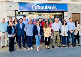 Lista de candidatos con la que el PP acudirá a las elecciones municipales.