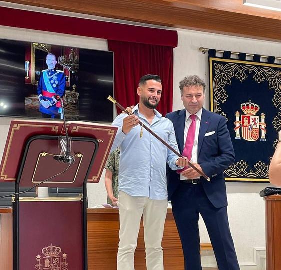 El joven Sergio Gordón es designado alcalde de Aceuchal