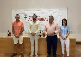 Juan Carlos Durán, Sergio Gordón, José Mª Ramírez y Tamara Rodríguez.