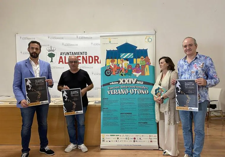 Domingo Cruz, Narciso González, Mª Antonia Pardo y Paco Fernández.