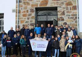 Imagen de la entrega de los alimentos realizada el pasado año en Nuñomoral