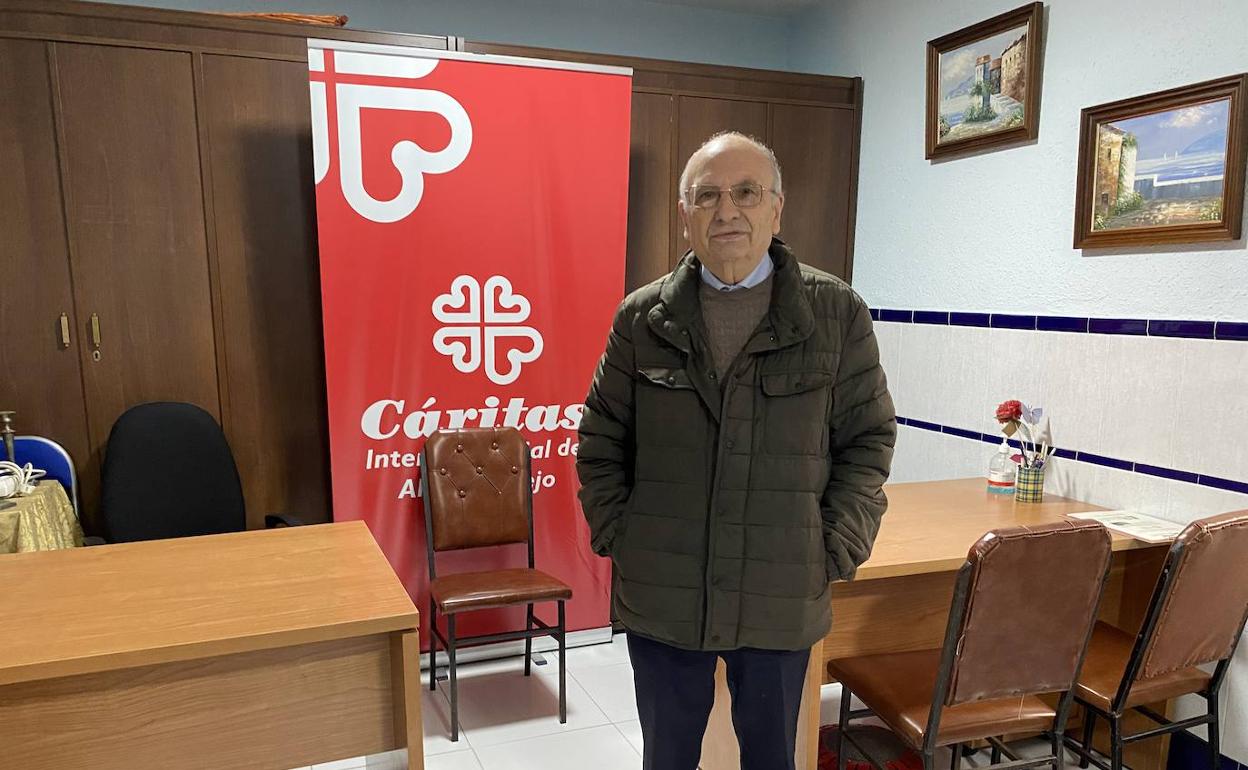 Adolfo Nieto es el coordinador de Cáritas. 
