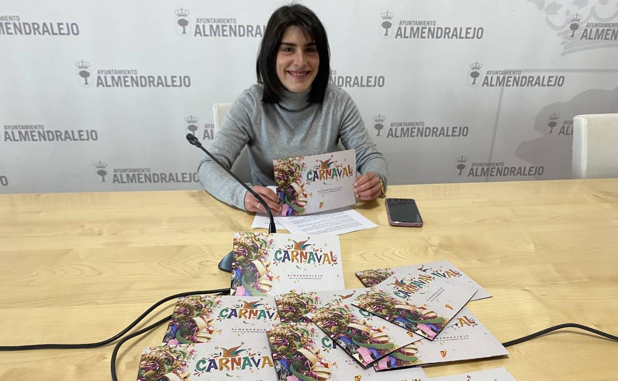 Tamara Rodríguez presentó el programa de actos del carnaval 2023. 