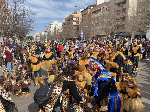 El desfile discurrió por la avenida de La Paz. 