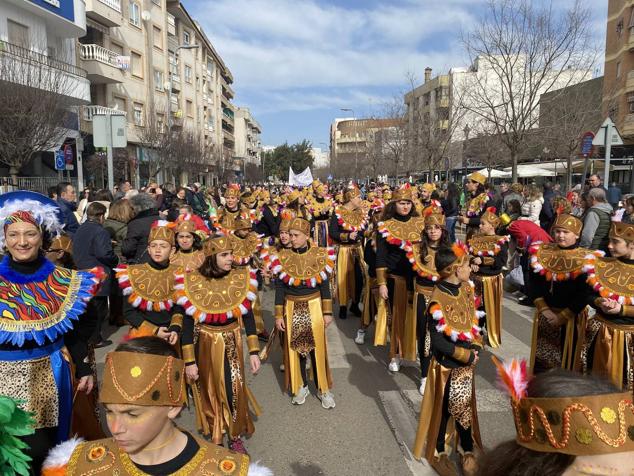El desfile discurrió por la avenida de La Paz. 