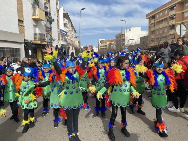 El desfile discurrió por la avenida de La Paz. 