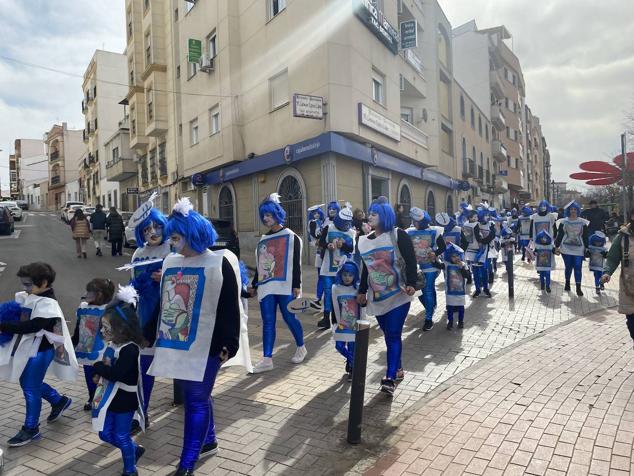 El desfile discurrió por la avenida de La Paz. 