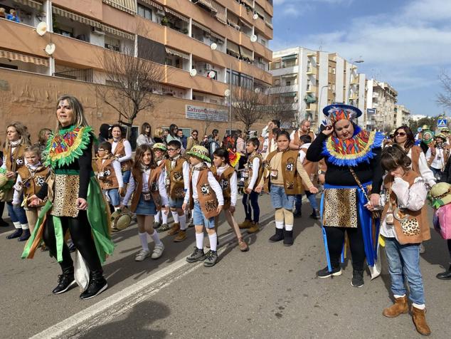 El desfile discurrió por la avenida de La Paz. 