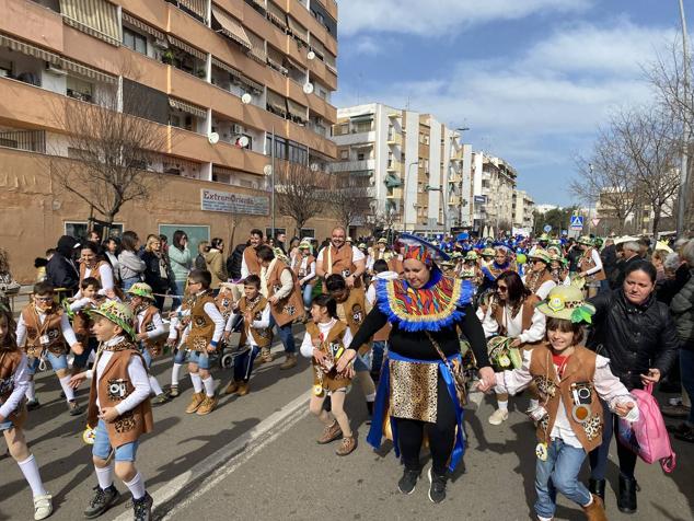 El desfile discurrió por la avenida de La Paz. 
