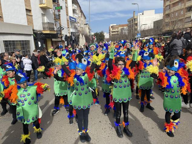 El desfile discurrió por la avenida de La Paz. 