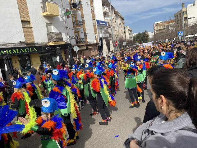 El desfile discurrió por la avenida de La Paz. 