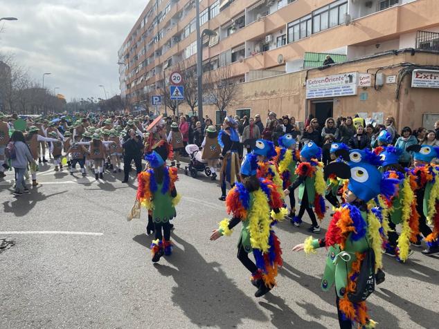 El desfile discurrió por la avenida de La Paz. 