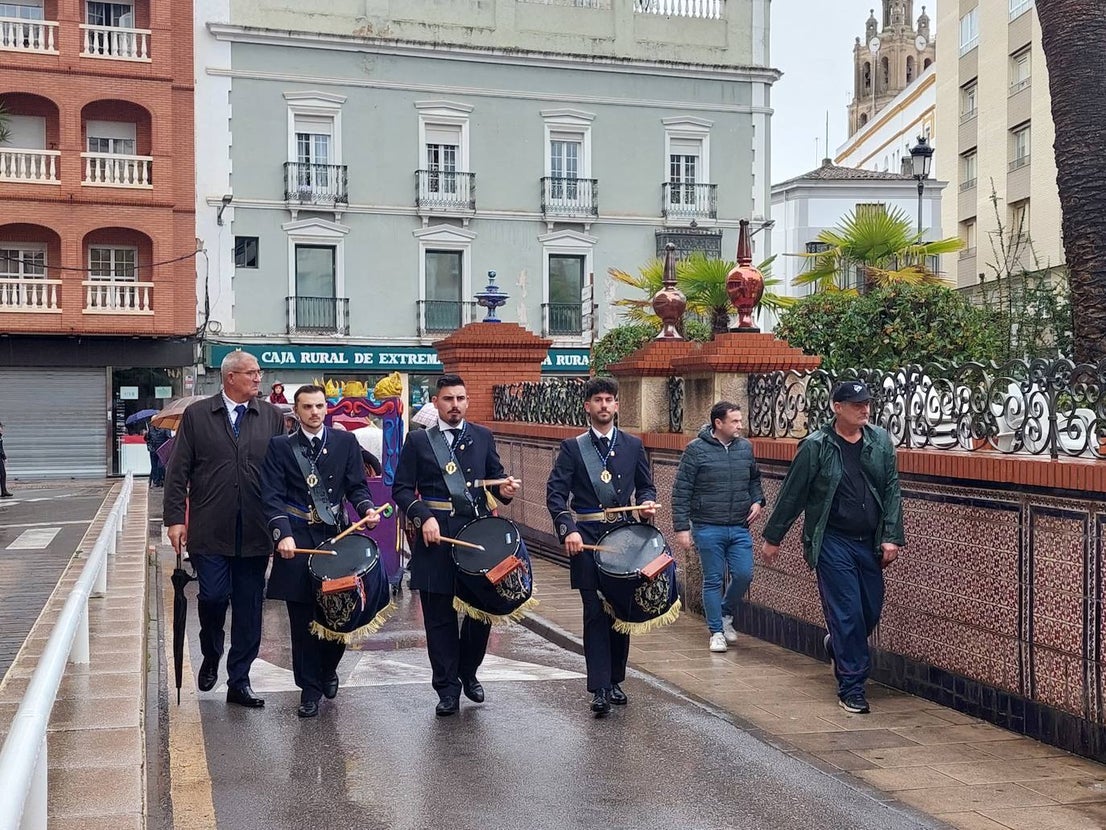 El Heraldo de Barros bajo la lluvia