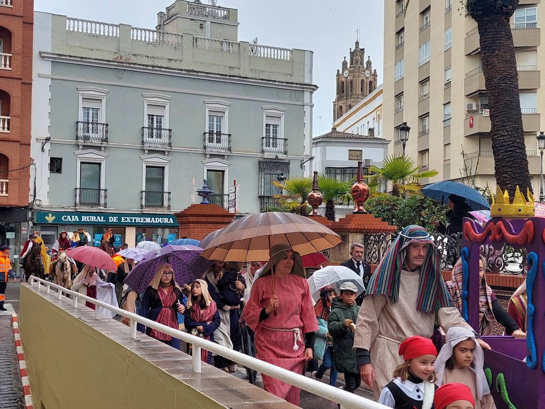 El Heraldo de Barros bajo la lluvia
