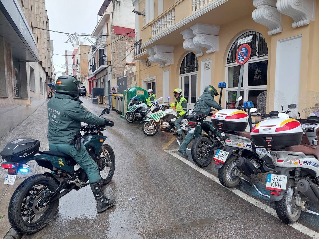 El Heraldo de Barros bajo la lluvia