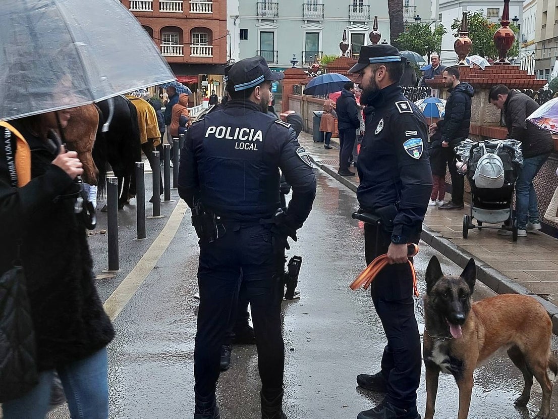 El Heraldo de Barros bajo la lluvia