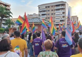 Participantes durante el desfile que protagonizó la tarde del sábado