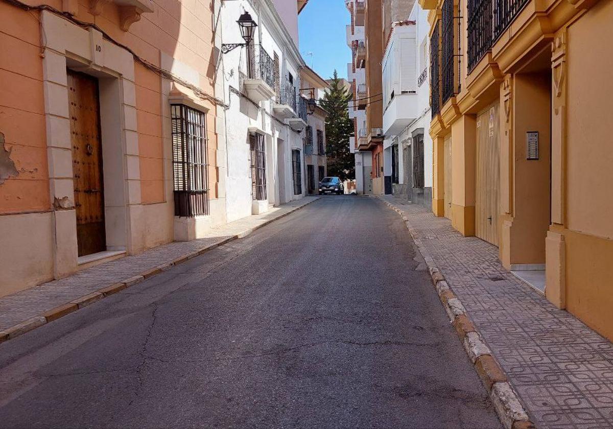 Algunas calles de la zona centro cuentan con un acerado demasiado escaso