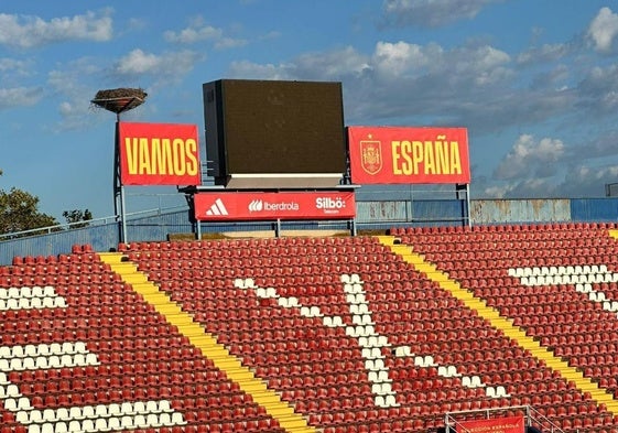 El Francisco de la Hera preparado para la visita de la Selección Española Femenina