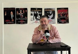 Pedro Serrano, responsable de la sala, durante la presentación de los conciertos