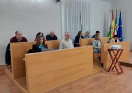 Concejales de PP y Vox durante el último pleno