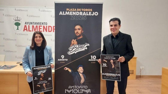 Antoñito Molina y Beret pondrán la nota musical a las fiestas patronales de agosto